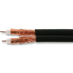 Pro Power 100SS Shotgun coax-kabel, Zwart, 100 m