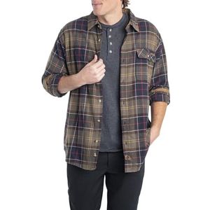 Legendary Whitetails Mannen originele Buck Camp lange mouw Flanel Shirt - Casual knop Front Regular Fit Plaid met Corduroy Trim Button Down Shirt