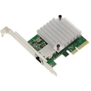 KALEA-INFORMATIQUE PCIe 4.0 10 Gigabit ethernet 1 poort RJ45 10G netwerkcontroller kaart met AQUANTIA AQC113C-B1 chipset. Laag en hoog profiel