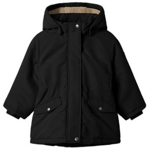 Name It - Nmfmarlow - Parka Jacket - Zwart - Voor Meisjes