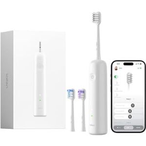 Laifen Wave - Elektrische Tandenborstel - Wit - Met 3 Borstelkoppen - IPX7 Waterdicht