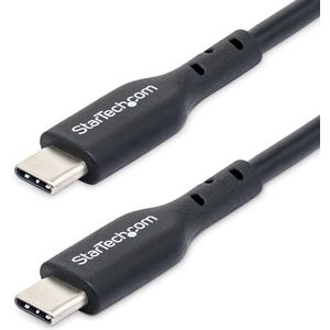 StarTech.com 2m USB-C Laadkabel, USB-C Kabel, USB 2.0 Type-C Laptop Oplaadkabel, 60W 3A Power Delivery, USB C Data Transfer Kabel