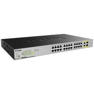 D-Link Dgs Router Switch, 26-Port Max PoE, zwart