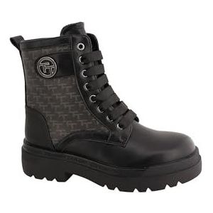 TOM TAILOR Dames 4290400018 modieuze laarzen, zwart, 36 EU