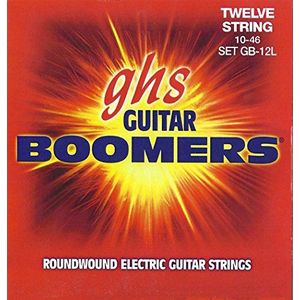 Snarenset voor elektrische gitaar GHS BOOMERS - 12 snaren - GB-12L - Light - 010/046