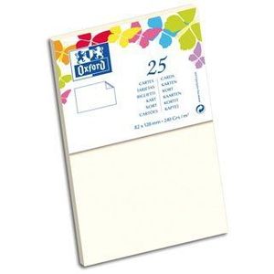 Oxford 46507 envelop, 90 x 140 mm, 120 g, hemelsblauw, 20 stuks