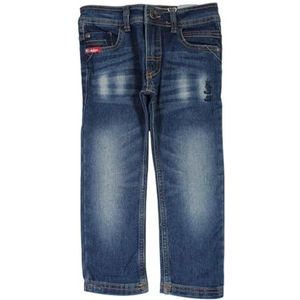 Lee Cooper, Jeans, kinderen, (4 tot 14 jaar), broek, chino, joggen, leggings, shorts, sport, nauwsluitend, winter, zomer, comfort, kinderen, jongens, meisjes, model GLC1112 JB Blue S1-4A, Blauw, 4 ans