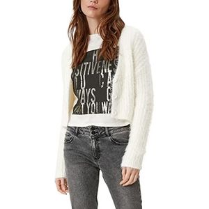 Q/S designed by Damesjas met lange mouwen, regular fit, wit, XXL