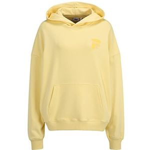 FILA Bakum oversized hoodie voor dames, geel (pale banana), XS