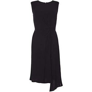 Superdry Dress ECOVERO Twist Dress Black 34 dames, Zwart, 32