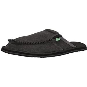 Sanuk Men's You Got My Back III Slipper, Dark Charcoal, 11 M US