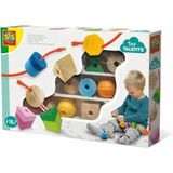 SES - Tiny Talents - Sensory Kralen Rijgen - Montessori - Meerdere Soorten Grove Kralen