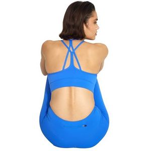 Carlheim Women's active wear Sports Bra X-Back, Victoria Blue, X-Large