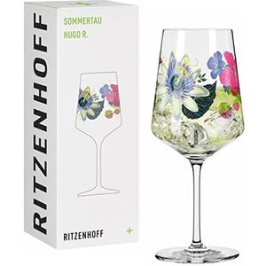 RITZENHOFF 2931010 aperitiefglas 500 ml - Serie Sommerdauw - Motief nr. 10 met kleurrijk stilleven - Made in Germany