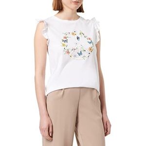 Springfield T-shirt voor dames, Wit, L