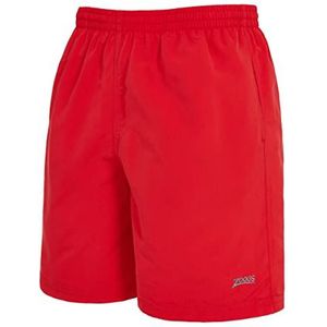 Zoggs Heren Ecodura Penrith 17"" Shorts, rood, M, Rood, M