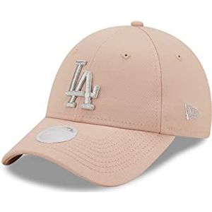 New Era Los Angeles Dodgers MLB Metallic Logo Blush 9Forty Adjustable Women Cap - One-Size