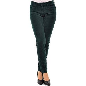 Wrangler Skinny Corduroy broek voor dames, groen (pine), 25W x 32L