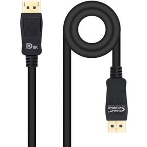 Proporci DisplayPort 1.4-kabel, VESA-gecertificeerd, high speed, ideaal voor gaming en HD-videostreaming, DP-stekker naar mini-DP-stekker, lengte 1,0 m