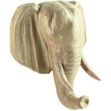 décopatch Olifant trofee hoofd Mache