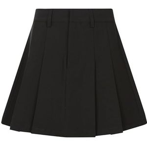 Teddy Smith J- Pleat Jr rok voor meisjes, Zwart, 14 Jaren