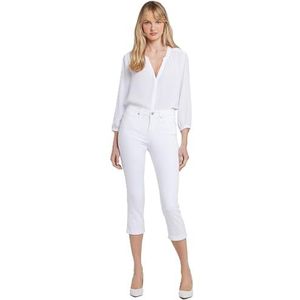 NYDJ Women's Chloe Capri, Optic White, 8