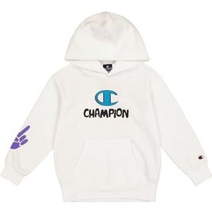 Champion Sweatshirt met capuchon voor jongens, wit (Ww001), 3-4 Jaar