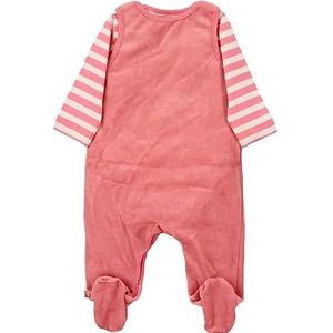 Sterntaler GOTS Nicki Emmi rompertje voor babymeisjes, roze, 0-3 maanden