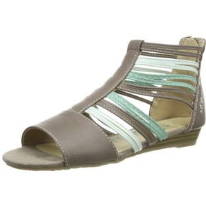 s.Oliver Casual 5-5-58205-22 meisjessandalen, Braun taupe kam 349, 36 EU