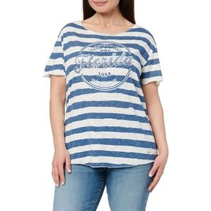 KEYLARGO Dames T-shirt WT Florida Round, Navy-offwhite (2207), XS