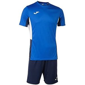 Joma Set Donau II koningsblauw marineblauw wit