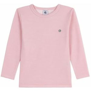 Petit Bateau T-shirt voor kinderen, van wol en katoen, lange mouwen, effen, Mooi, 24 Maanden
