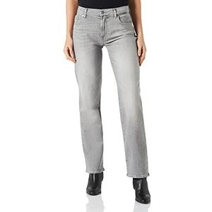 7 For All Mankind Ellie Straight Luxe Vintage Moonlit Jeans voor dames, grijs, 26