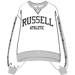 RUSSELL ATHLETIC Oversized sweatshirt met ronde hals voor dames
