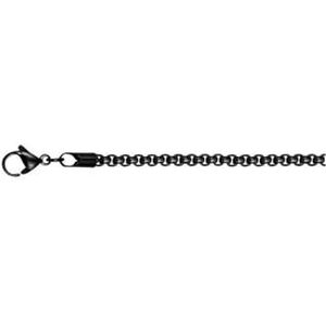 iXXXi Men-Halsketting 60cm-Zwart Mat-Heren Collier