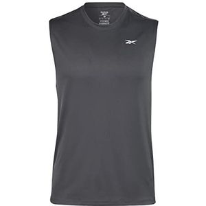 Reebok Heren trein mouwloos TECH T-shirt, paars, M, Paars, XS