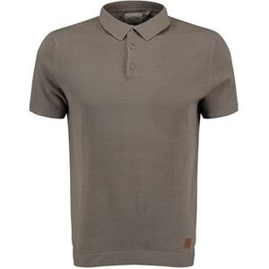 KEY LARGO - Poloshirt - Gebreide Look - Katoen - Sportieve Sluiting