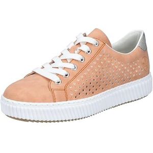 Rieker M3901 Sneakers voor dames, oranje, 38 EU, oranje, 38 EU