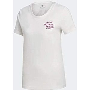 Adidas W LBN GFX T-shirt voor dames, Nondye/Bayint, XS