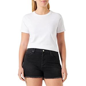 Sisley Womens 4YO7L900T Shorts, Black Denim 800, 28, Zwart Denim 800, 28