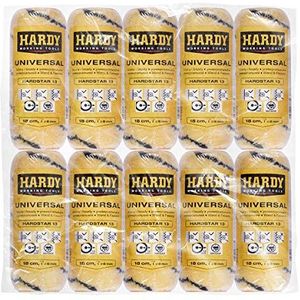 HARDY WORKING TOOLS Hardy Hardstar verfrollers 13 18 cm Mi 48 mm 10 stuks, geel, 18 x 4,8 cm, A0180-518000