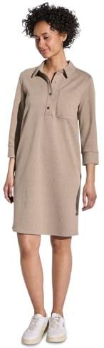 Street One - Damesjurk - Sheer Beige Mel. - Knielang - Lange Mouwen