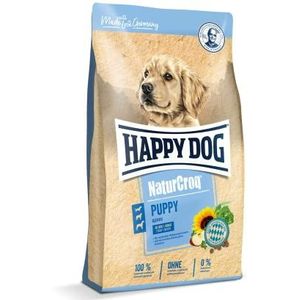 Happy Dog NaturCroq Puppy 60516, volledig voer met kruiden voor puppy's vanaf 4 weken tot 6 maanden, inhoud 1 kg