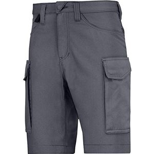 Snickers Workwear Service Shorts, maat 44, 65% polyester, 35% katoen, staalgrijs, 6100