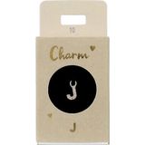 Depesche 11834-010 Bedel letter J, vergulde hanger voor kettingen, armbanden en oorbellen, ideaal als klein geschenk