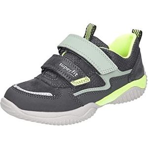 Superfit Storm Sneakers voor jongens, Grijs Geel 2010, 39 EU