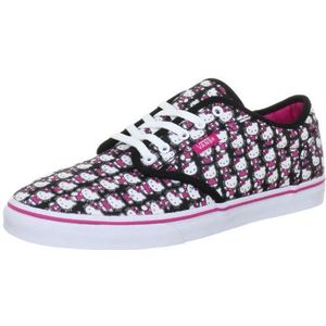 Vans Atwood Low VNJO72G Klassieke sneakers voor dames, Roze Hello Kitty Zwart Magenta, 40.5 EU