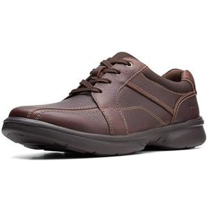 Clarks Bradley Walk Oxford voor heren, Bruin Tumbled Leer, 42.5 EU