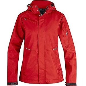 Texstar WJ80 3L Softshell damesjas, maat L, rood