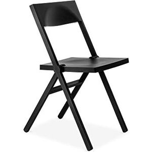 Alessi Piana Klap- en stapelstoel zwart, plastic, 52x46x90 cm